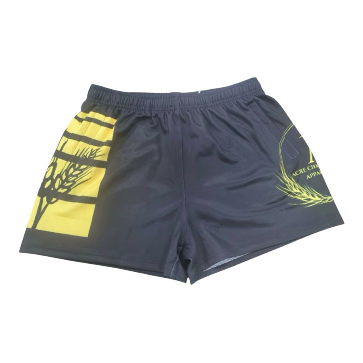 Yellow AC Logo Footy Shorts