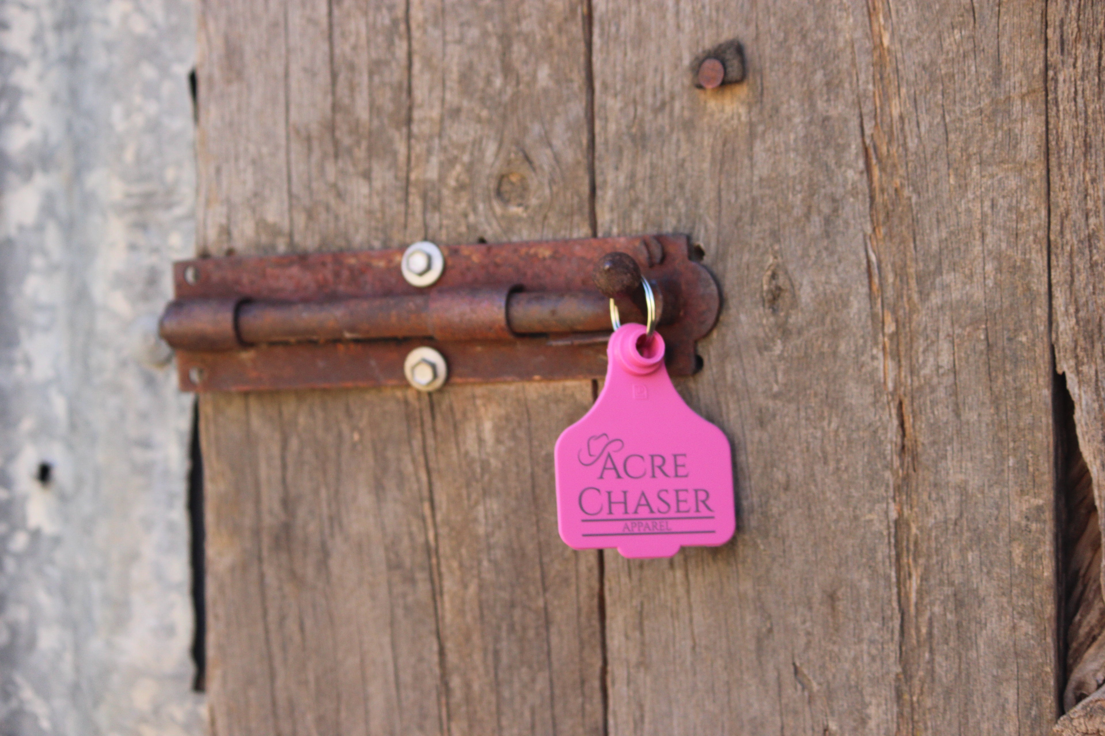 Cattle Tag Key Rings
