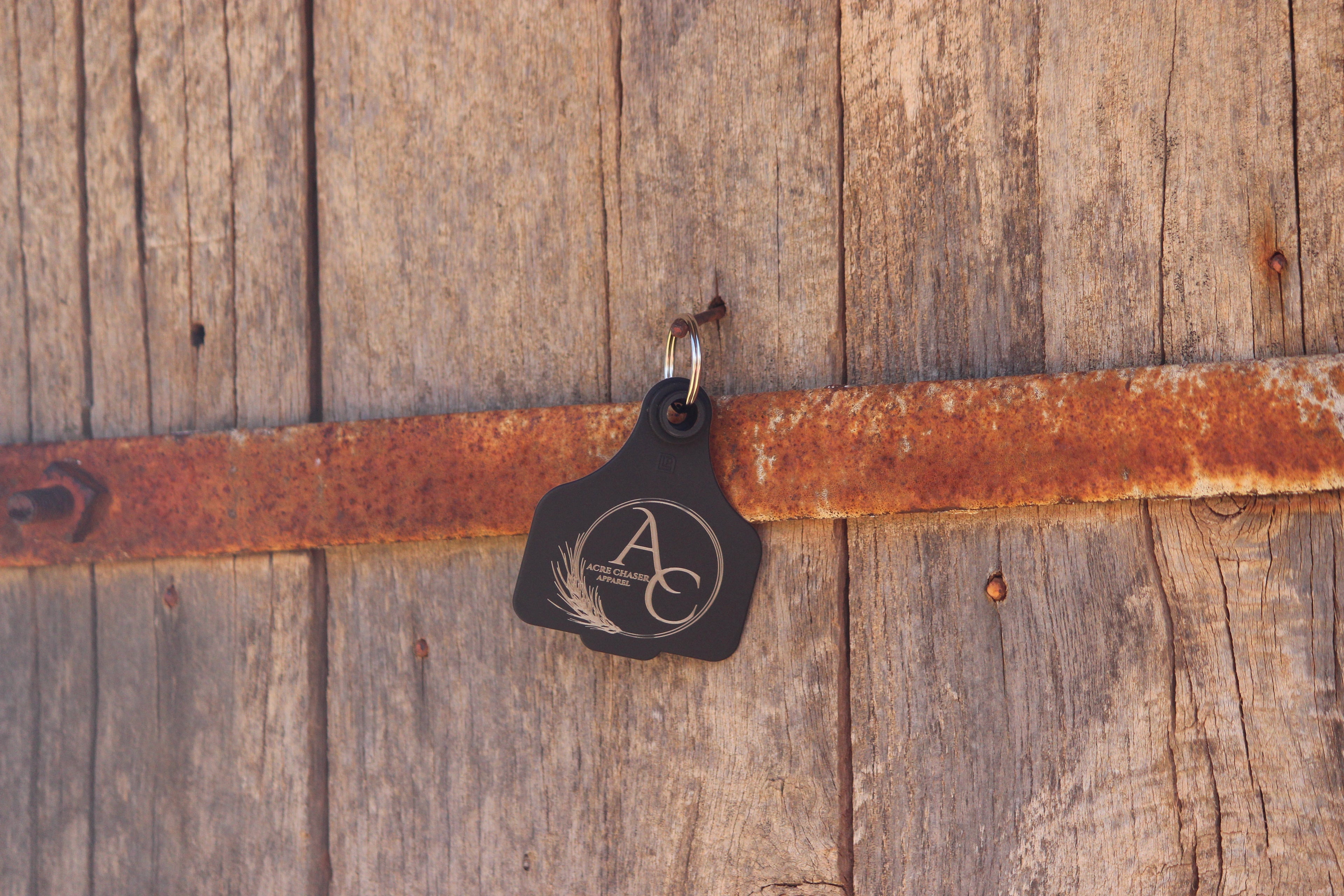 Cattle Tag Key Rings