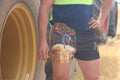 Harvest Black Footy Shorts