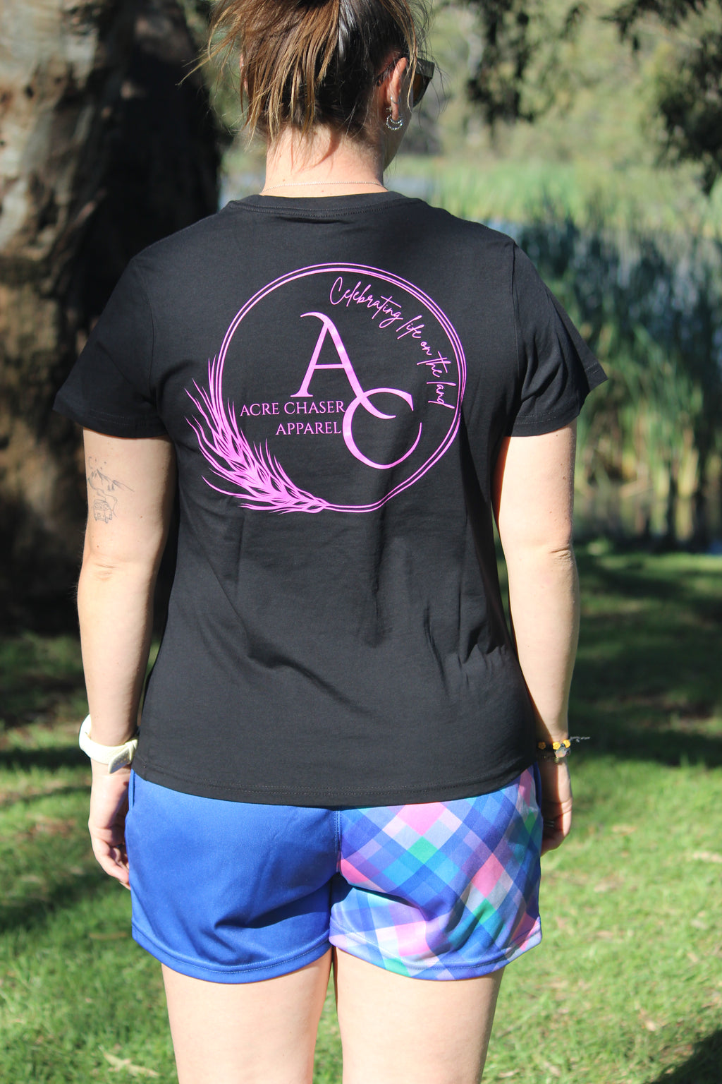 Women's Pink Logo Signature T-shirt