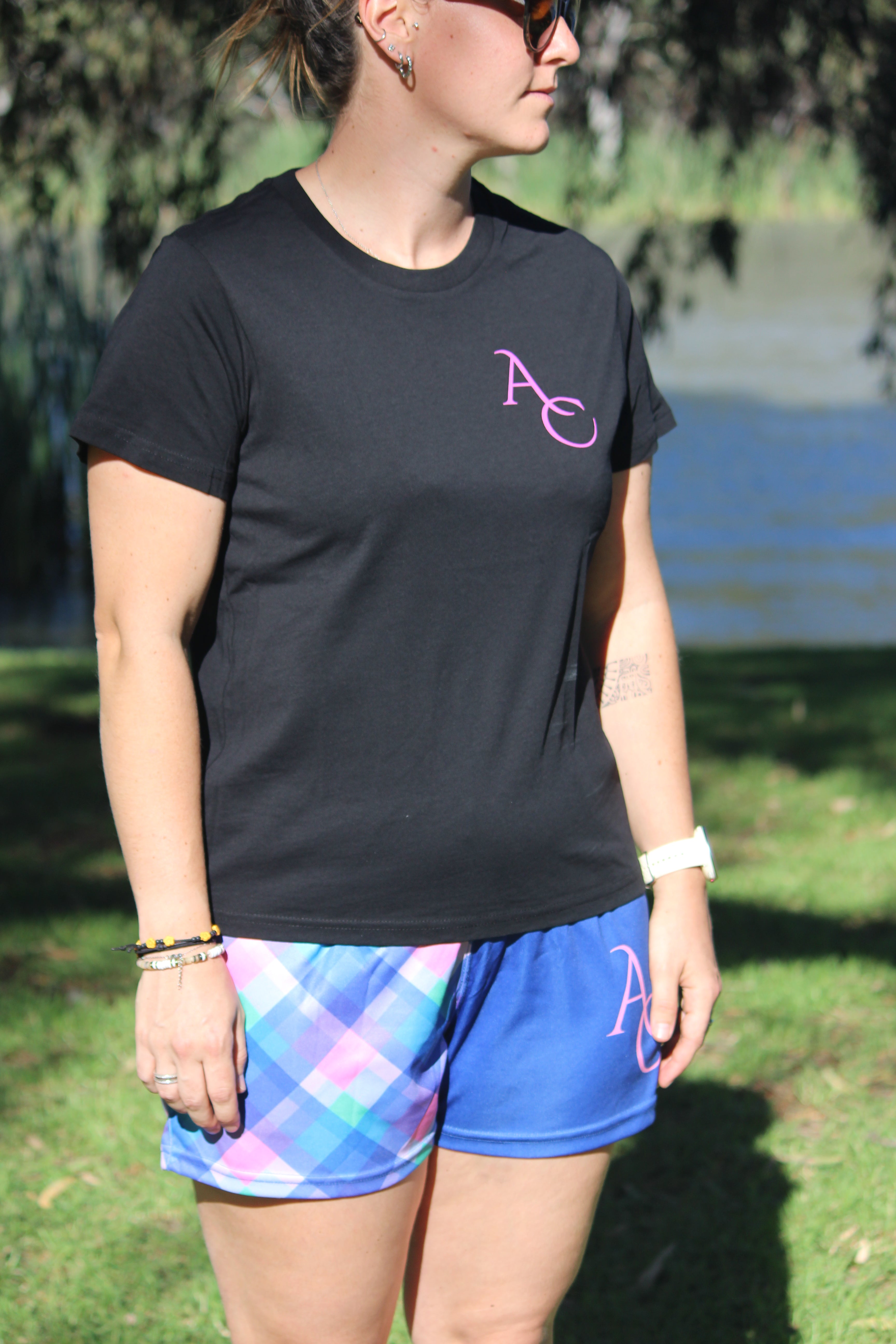 Women's Pink Logo Signature T-shirt