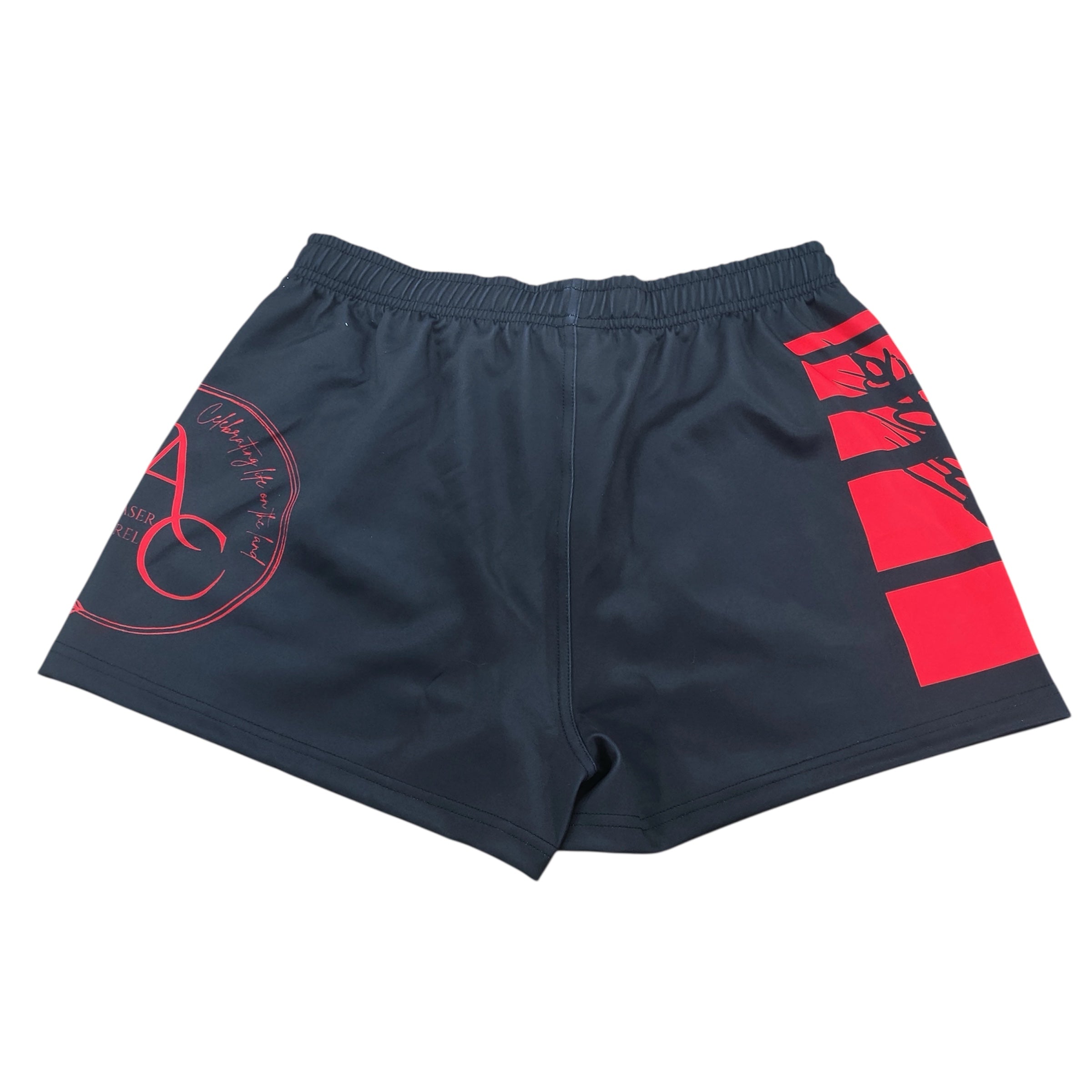 Red AC Logo Footy Shorts