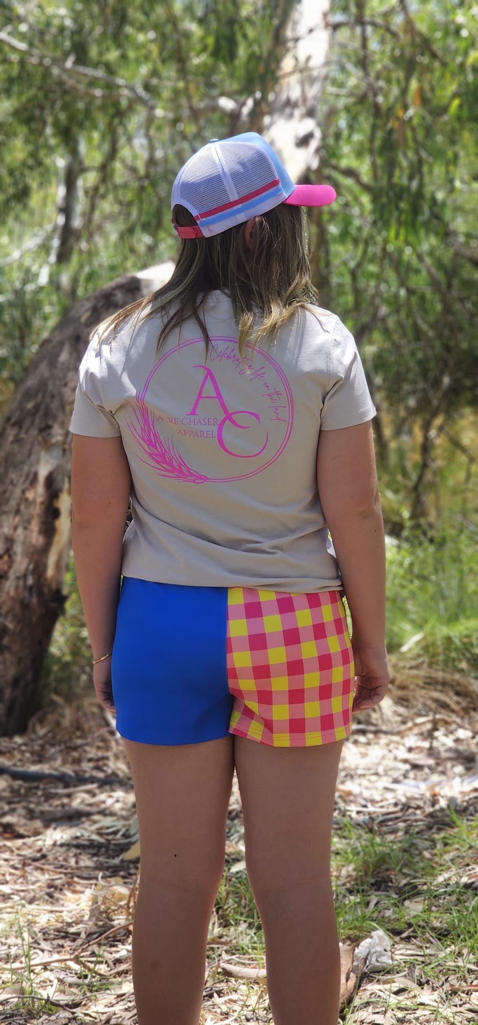 Pink and Yellow 'Summertime' Footy Shorts